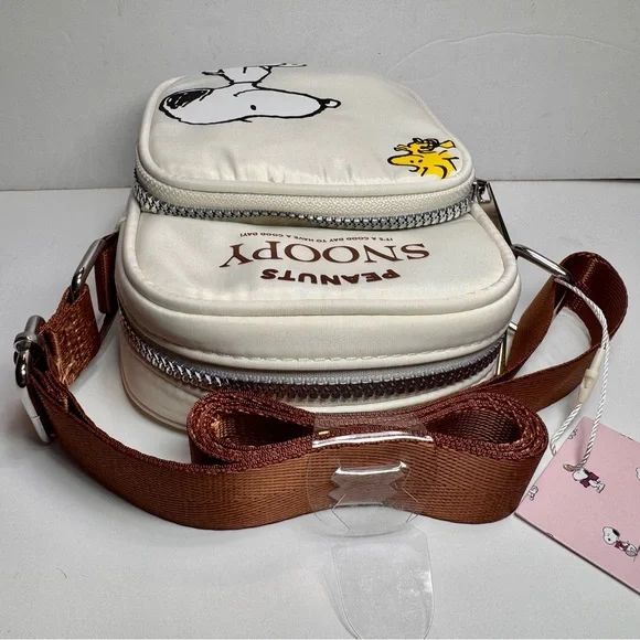 NWT Primark Peanuts Snoopy & Woodstock Crossbody Phone Bag - Picture 5 of 9